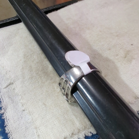 Men's Punk Style Motorcycle Ring Stainless Steel Fashion Ring Size 10 Black/Silv - Picture 12 of 13